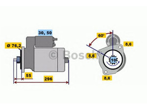 BOSCH 0 001 218 116 starteris 
 Elektros įranga -> Starterio sistema -> Starteris