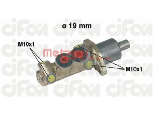 METZGER 202-061 pagrindinis cilindras, stabdžiai 
 Stabdžių sistema -> Pagrindinis stabdžių cilindras
91518534, 91518535, 94601976, 95644348