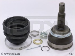 CDX 649 jungčių komplektas, kardaninis velenas 
 Ratų pavara -> Sujungimai/komplektas