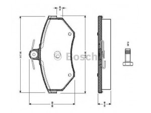 BOSCH 0 986 TB2 311 stabdžių trinkelių rinkinys, diskinis stabdys 
 Techninės priežiūros dalys -> Papildomas remontas
8E0 698 151 A, 8E0698151, 8EO 698 151 A