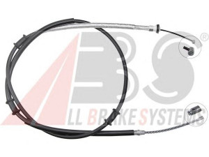 A.B.S. K19062 trosas, stovėjimo stabdys 
 Stabdžių sistema -> Valdymo svirtys/trosai
51796639