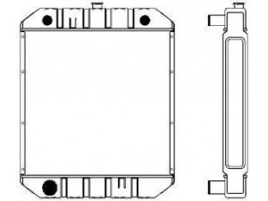 SAKURA  Automotive 1341-0501 radiatorius, variklio aušinimas