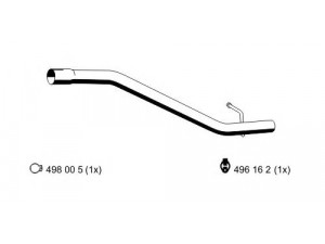 ERNST 670401 išleidimo kolektorius 
 Išmetimo sistema -> Išmetimo vamzdžiai
Z601-40-300 F, Z604-40-300 B, Z615-40-300 A