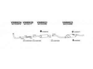 VENEPORTE 800328 išmetimo sistema