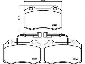 HELLA PAGID 8DB 355 018-421 stabdžių trinkelių rinkinys, diskinis stabdys 
 Techninės priežiūros dalys -> Papildomas remontas
77362239, 9947643, 9950812, 71770978
