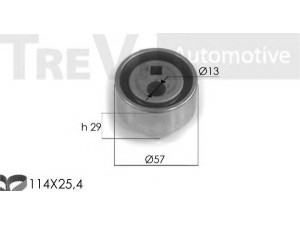 TREVI AUTOMOTIVE KD1087 paskirstymo diržo komplektas 
 Techninės priežiūros dalys -> Papildomas remontas
083134, 083135, 0831S6, 831S6, 9400831349