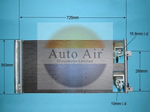 AUTO AIR GLOUCESTER 16-9936 kondensatorius, oro kondicionierius 
 Oro kondicionavimas -> Kondensatorius
921100002R