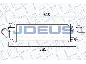 JDEUS 819M58 tarpinis suslėgto oro aušintuvas, kompresorius 
 Variklis -> Oro tiekimas -> Įkrovos agregatas (turbo/superįkrova) -> Tarpinis suslėgto oro aušintuvas
14461AW300, 14461AW301