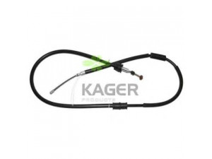 KAGER 19-6156 trosas, stovėjimo stabdys 
 Stabdžių sistema -> Valdymo svirtys/trosai
5991226150, 5991226550