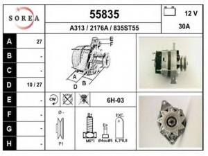 EAI 55835 kintamosios srovės generatorius
