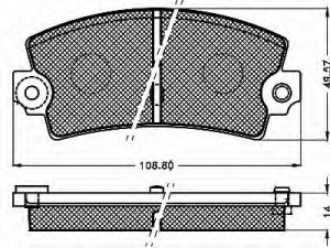 BSF 10439 stabdžių trinkelių rinkinys, diskinis stabdys 
 Techninės priežiūros dalys -> Papildomas remontas
6025071056, 6025071188, 6025170586
