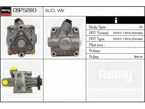DELCO REMY DSP5280 hidraulinis siurblys, vairo sistema 
 Vairavimas -> Vairo pavara/siurblys
8D0 145 156, 8D0 145 156 X