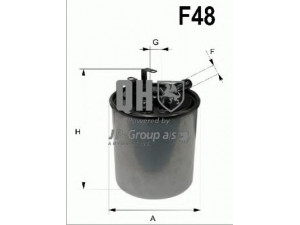 JP GROUP 1318702009 kuro filtras 
 Filtrai -> Kuro filtras
6110920201, 6680920101, 6680920201