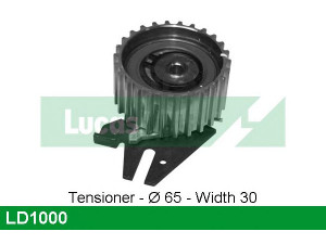 LUCAS ENGINE DRIVE LD1000 įtempiklis, paskirstymo diržas