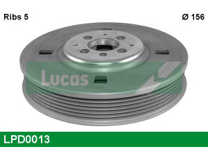 LUCAS ENGINE DRIVE LPD0013 skriemulys, alkūninis velenas 
 Diržinė pavara -> Dirželio skriemulys
028105243T, 1069593, 1S4Q6B318AE