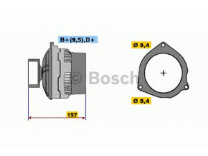 BOSCH 9 120 333 230 kintamosios srovės generatorius 
 Elektros įranga -> Kint. sr. generatorius/dalys -> Kintamosios srovės generatorius
12 31 2 305 312, 12 31 2 305 316