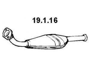 EBERSPÄCHER 19.1.16 katalizatoriaus keitiklis 
 Išmetimo sistema -> Katalizatoriaus keitiklis
173123, 173150