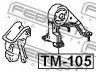 FEBEST TM-105 variklio montavimas 
 Variklis -> Variklio montavimas -> Variklio montavimo rėmas
12371-16290