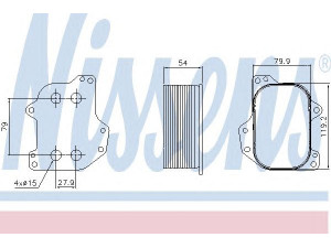 NISSENS 90745 alyvos aušintuvas, variklio alyva 
 Aušinimo sistema -> Radiatorius/alyvos aušintuvas -> Alyvos aušintuvas
03N117021, 03N117021