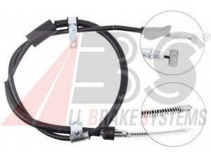 A.B.S. K13336 trosas, stovėjimo stabdys 
 Stabdžių sistema -> Valdymo svirtys/trosai
54400-62B00, 54400-80E00