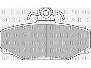BORG & BECK BBP1218 stabdžių trinkelių rinkinys, diskinis stabdys 
 Techninės priežiūros dalys -> Papildomas remontas
270923, 2709236, 271573, 2715738