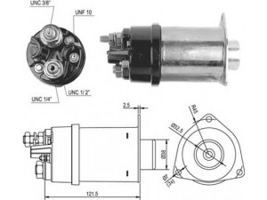 MAGNETI MARELLI 940113050029 solenoidinis jungiklis, starteris