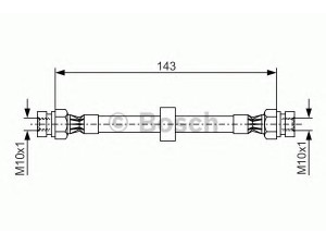 BOSCH 1 987 476 697 stabdžių žarnelė 
 Stabdžių sistema -> Stabdžių žarnelės
6N0 611 775 A, 6N0 611 775 A, 6N0 611 775 A