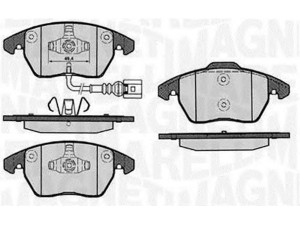 MAGNETI MARELLI 363916060657 stabdžių trinkelių rinkinys, diskinis stabdys 
 Techninės priežiūros dalys -> Papildomas remontas
8J0698151C