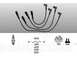 BOUGICORD 4158 uždegimo laido komplektas 
 Kibirkšties / kaitinamasis uždegimas -> Uždegimo laidai/jungtys
7776810, 46427497