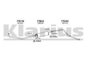 KLARIUS 330472U išmetimo sistema