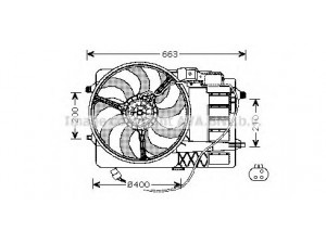 AVA QUALITY COOLING BW7516 ventiliatorius, radiatoriaus 
 Aušinimo sistema -> Oro aušinimas
17107529272, 17117541092, 17421475577