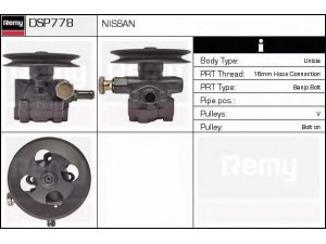 DELCO REMY DSP778 hidraulinis siurblys, vairo sistema 
 Vairavimas -> Vairo pavara/siurblys