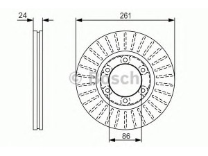 BOSCH 0 986 479 053 stabdžių diskas 
 Dviratė transporto priemonės -> Stabdžių sistema -> Stabdžių diskai / priedai
0K60A 33251, 0K60A 33251A
