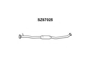 VENEPORTE SZ67025 priekinis duslintuvas 
 Išmetimo sistema -> Duslintuvas
1425083E00