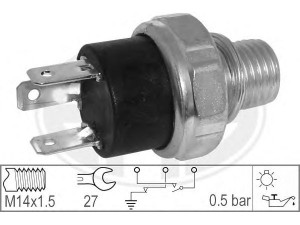 ERA 330564 alyvos slėgio jungiklis 
 Variklis -> Variklio elektra
25 036 834
