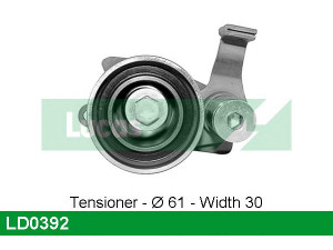 LUCAS ENGINE DRIVE LD0392 įtempiklio skriemulys, paskirstymo diržas
13505-17010, 13505-17011, 90507-27003