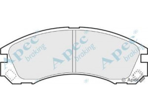 APEC braking PAD1091 stabdžių trinkelių rinkinys, diskinis stabdys 
 Techninės priežiūros dalys -> Papildomas remontas
4253.88, MN102611, MN116923, MR289610
