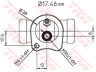 TRW BWC115 rato stabdžių cilindras 
 Stabdžių sistema -> Ratų cilindrai
90443259, 24407364, 550008, 550135