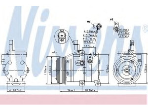 NISSENS 89533 kompresorius, oro kondicionierius 
 Oro kondicionavimas -> Kompresorius/dalys
977014L000, 977014L000