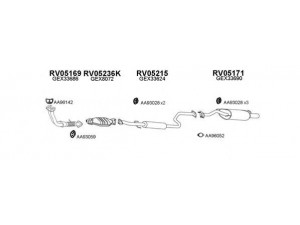 VENEPORTE 050065 išmetimo sistema