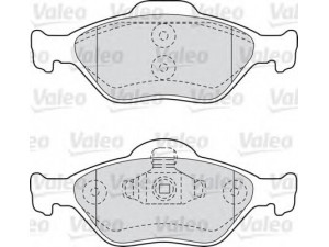 VALEO 598564 stabdžių trinkelių rinkinys, diskinis stabdys 
 Techninės priežiūros dalys -> Papildomas remontas
1101464, 1128463, 1206064, 1236880