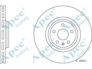 APEC braking DSK2794 stabdžių diskas 
 Dviratė transporto priemonės -> Stabdžių sistema -> Stabdžių diskai / priedai
8J0615301