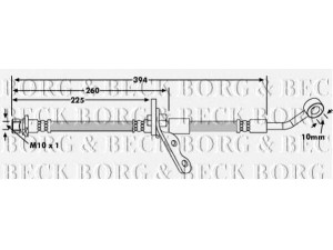 BORG & BECK BBH7347 stabdžių žarnelė 
 Stabdžių sistema -> Stabdžių žarnelės
01464-S04-J00, 01464-S04-V10, 01464-S04-V11