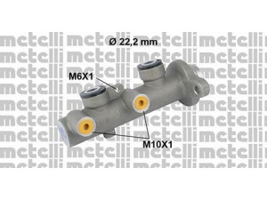 METELLI 05-0654 pagrindinis cilindras, stabdžiai 
 Stabdžių sistema -> Pagrindinis stabdžių cilindras
58510-29010
