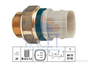 FACET 7.5654 temperatūros jungiklis, radiatoriaus ventiliatorius 
 Aušinimo sistema -> Siuntimo blokas, aušinimo skysčio temperatūra
701 959 481 C
