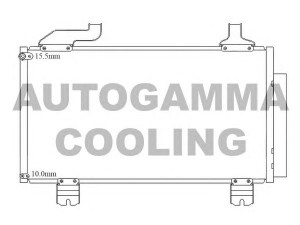 AUTOGAMMA 105615 kondensatorius, oro kondicionierius 
 Oro kondicionavimas -> Kondensatorius
80100TL1G01