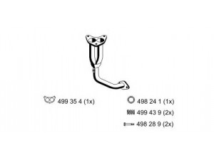 ERNST 311472 išleidimo kolektorius 
 Išmetimo sistema -> Išmetimo vamzdžiai
1 460 147, 6 844 982, 6 929 675