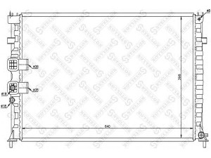 STELLOX 10-26155-SX radiatorius, variklio aušinimas 
 Aušinimo sistema -> Radiatorius/alyvos aušintuvas -> Radiatorius/dalys
133061, 1330J0, 1331FP, 1333.32