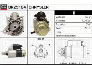 DELCO REMY DRZ5184 starteris 
 Elektros įranga -> Starterio sistema -> Starteris
M0T80481, M1T78581, M1T78581ZC