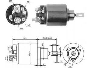 MAGNETI MARELLI 940113050434 solenoidinis jungiklis, starteris
